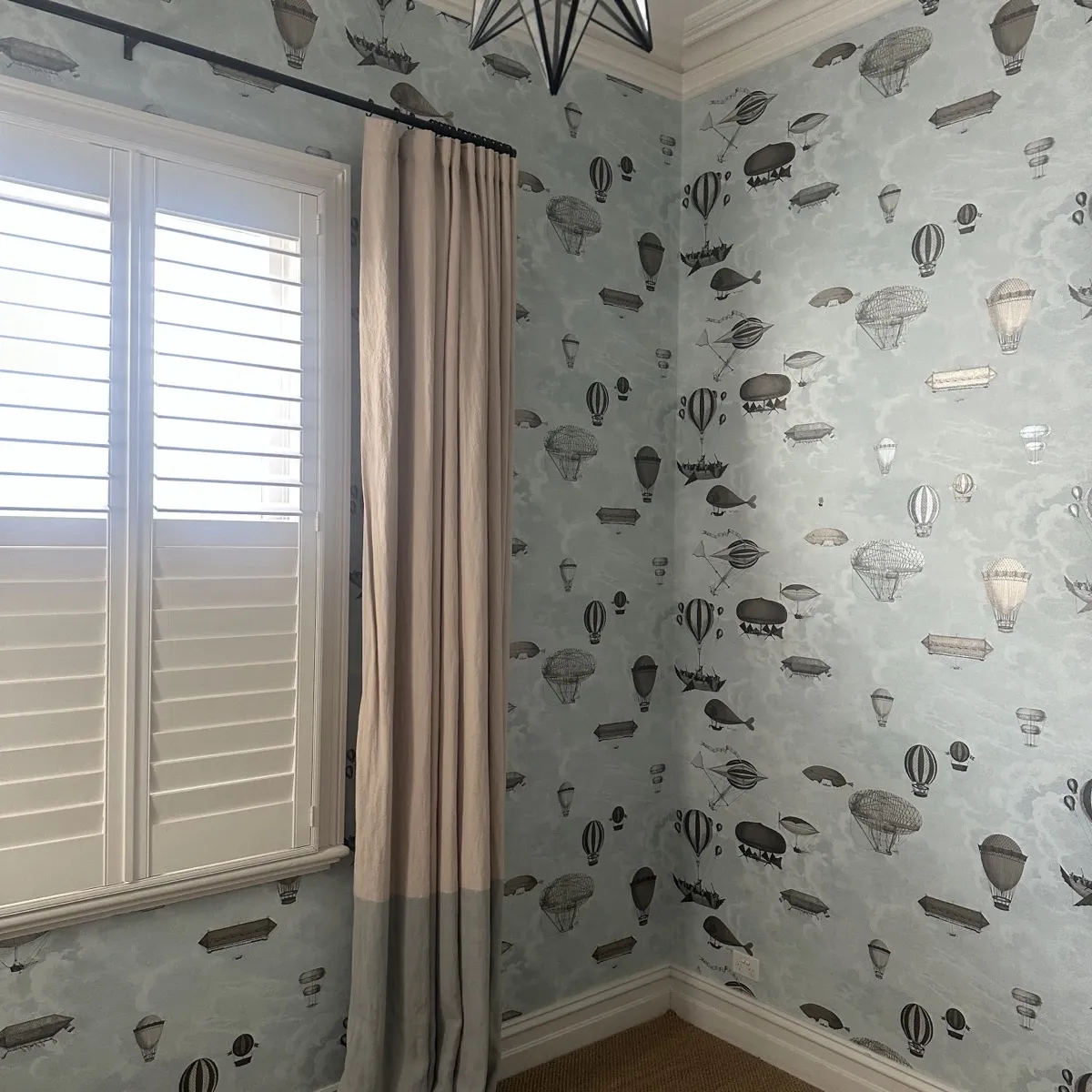 Interior wallpaper and finish work