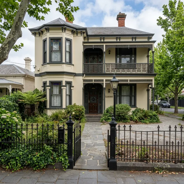 Heritage home after painting